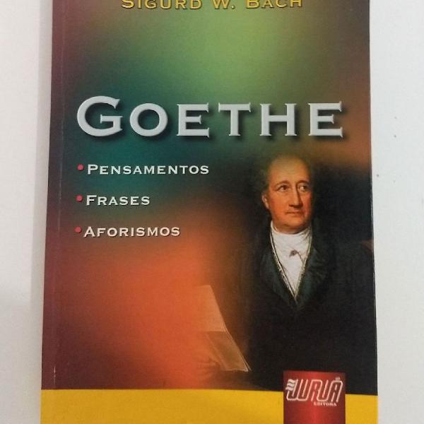 Livro Goethe - Pensamentos, frases, aforismos