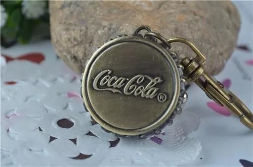 Relógio De Bolso, Colar E Chaveiro - Decoração Coca Cola