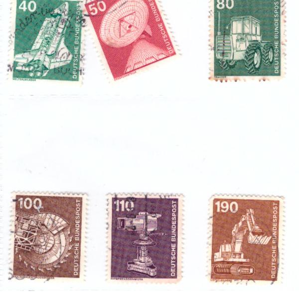 Selos antigos da Alemanha - 1980-90