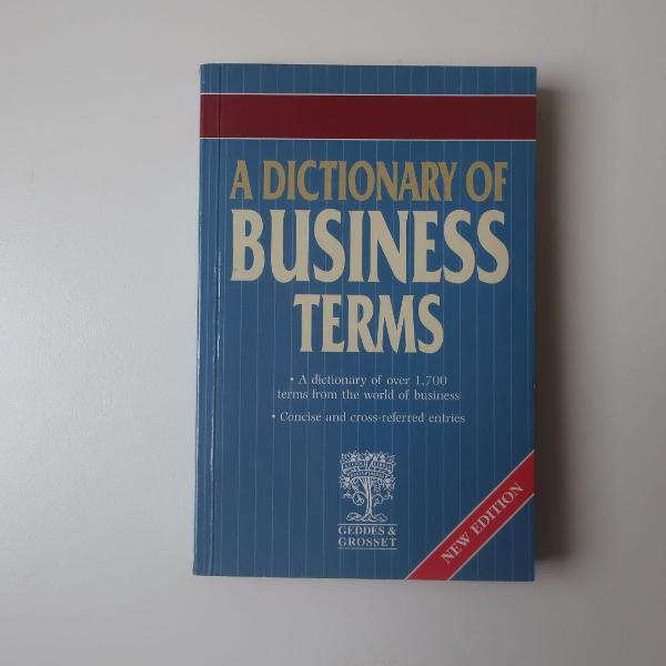 a dictionary of business terms