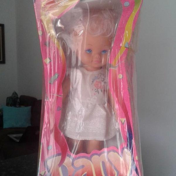 antiga boneca dany elgaplás caixa lacrada