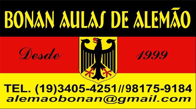 bonan aulas de alemão