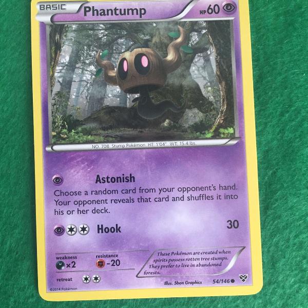 carta pokémon phantump
