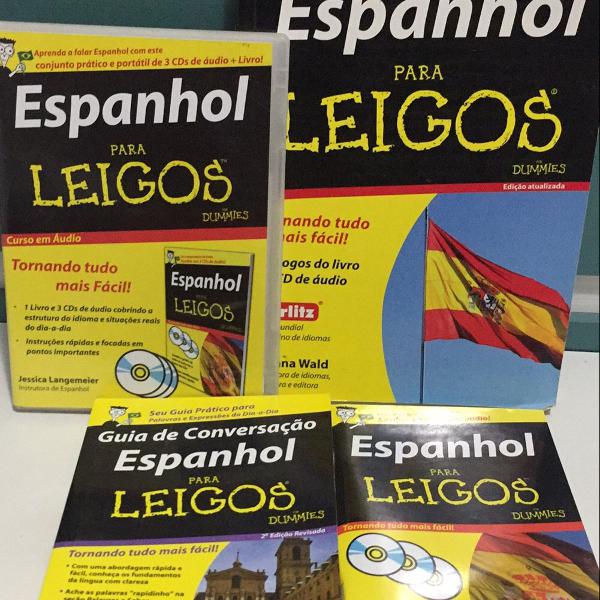 coleção de livros espanhol para leigos completa
