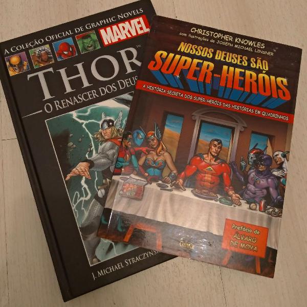 dois livros super herois