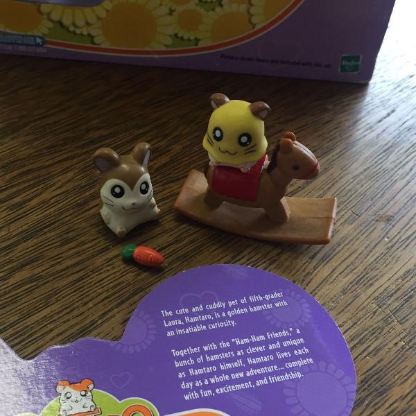 hamtaro playset - colecionador