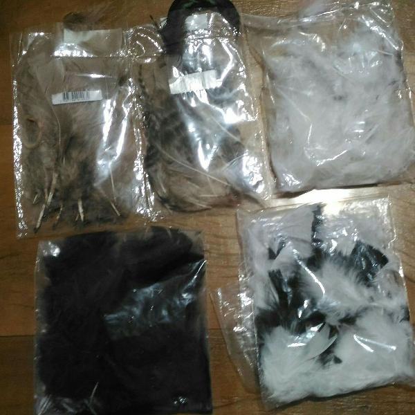 kit penas para artesanato