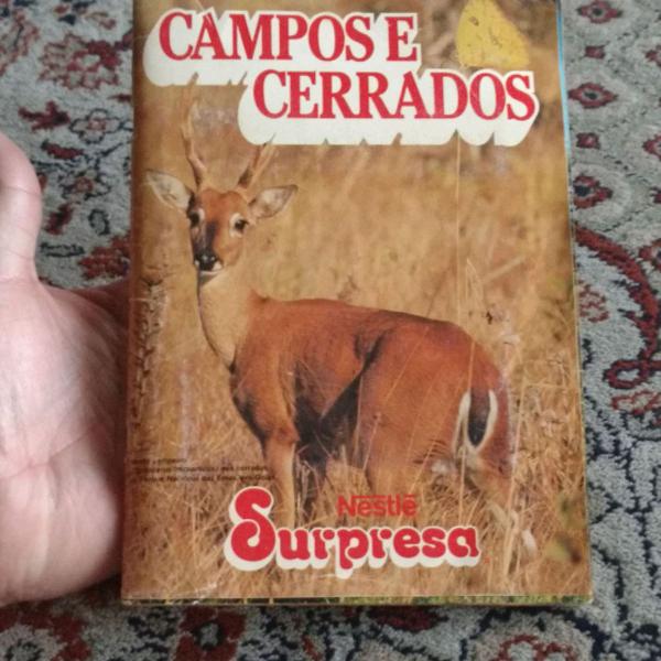 lbum de Figurinhas Surpresa "A Fauna dos Campos e