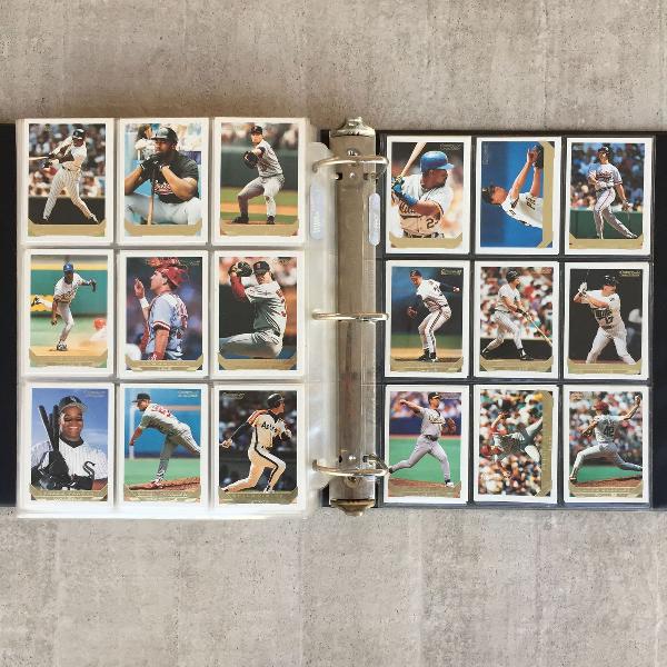 lbum de cards de baseball collectors trading cards topps