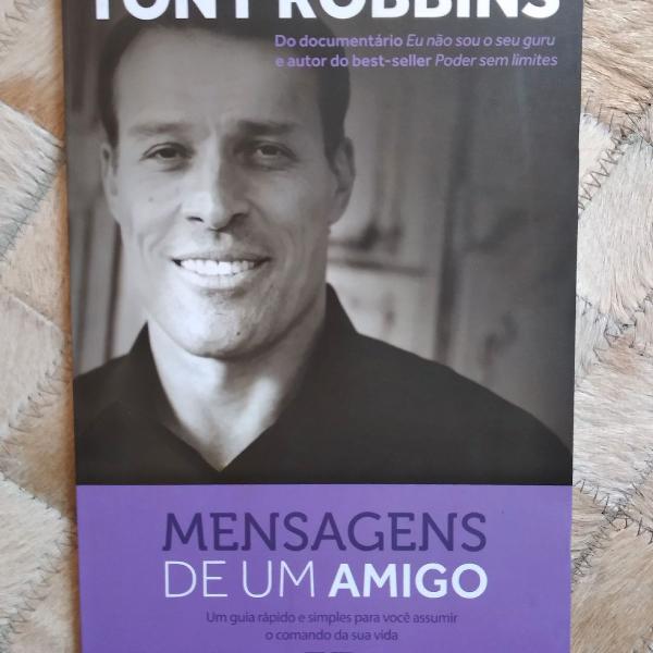 livro Tony Robbins Mensagens de um amigo