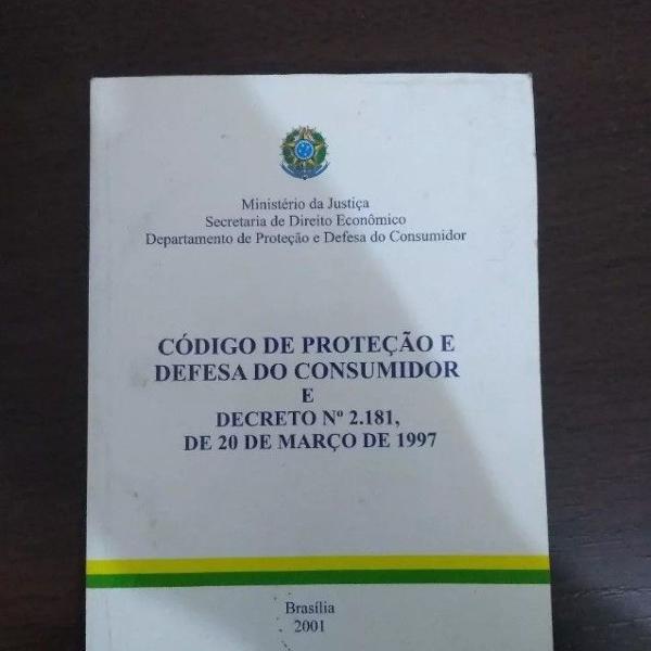 livro código de proteção e defesa do consumidor