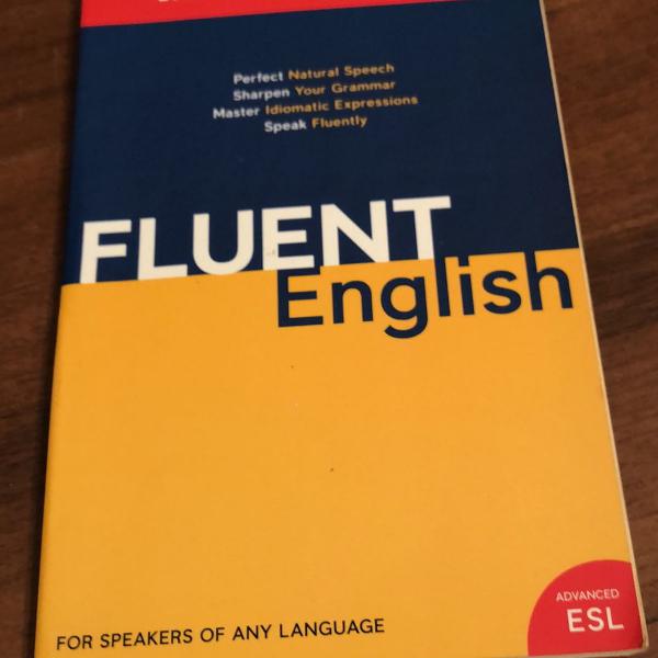 livro fluent english, living language