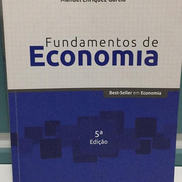 livro fundamentos de economia - marco antonio sandoval de