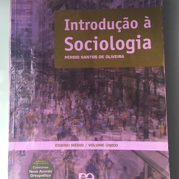 livro introdução à sociologia