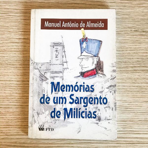 livro memórias de um sargento de milícias - manuel
