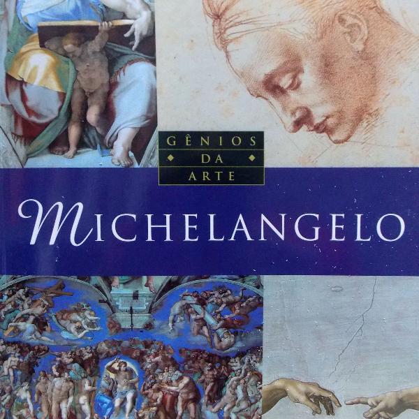 livro michelangelo - gênio das artes
