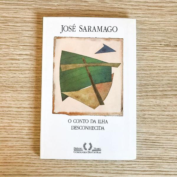 livro o conto da ilha desconhecida - josé saramago