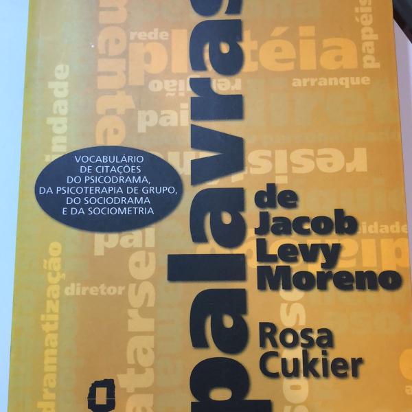 livro palavras de jacob levy moreno rosa cukier