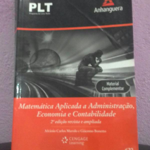 livro plt matemática / adm/ economia e contabilidade