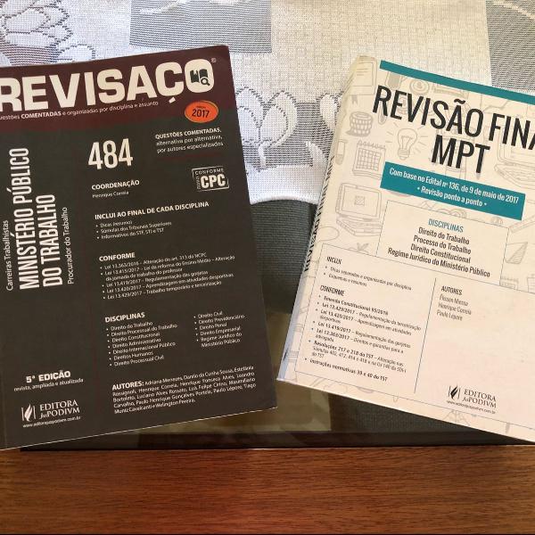 livros mpt revisaço e revisão final