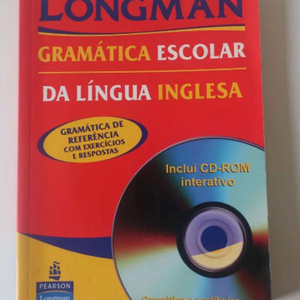 longman + cd de gramática escolar da língua inglesa