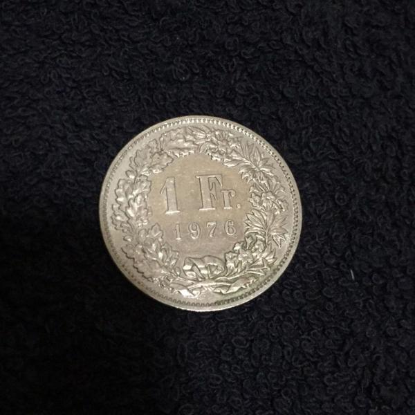 moeda 1fr 1976 suíça