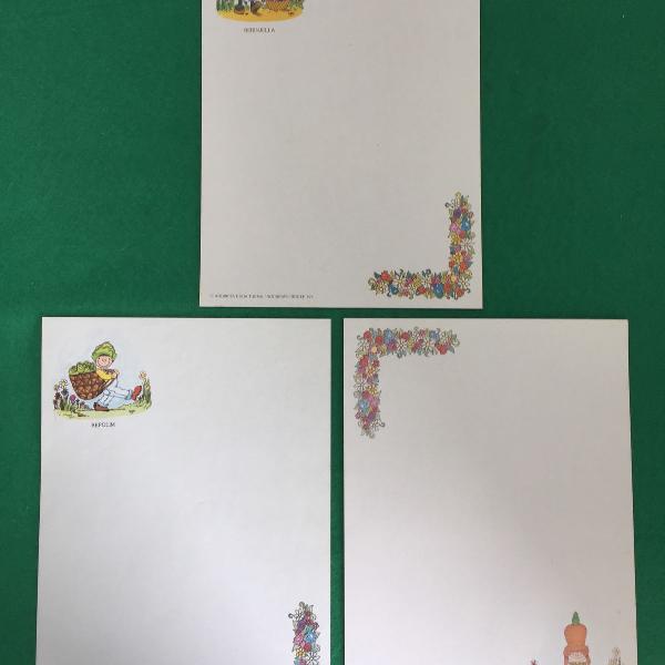 papel de carta - abobrita e sua turma