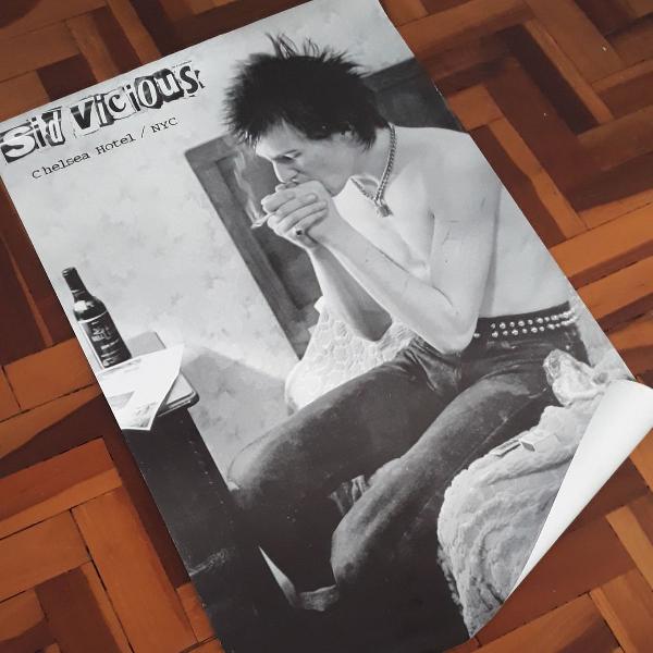 pôster vintage sid vicious