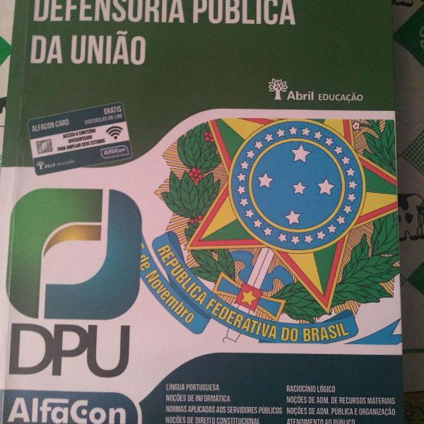 vendo livro dpu para concursos