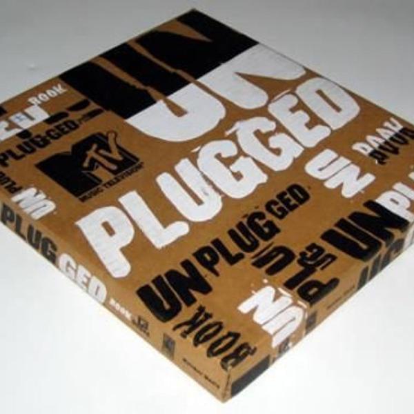 vintage mtv unplugged book - edição 1995 - importado