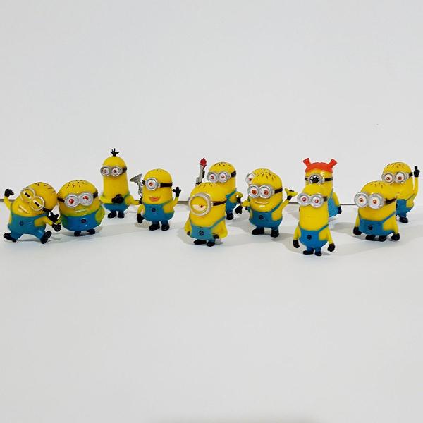 12 miniaturas de minions