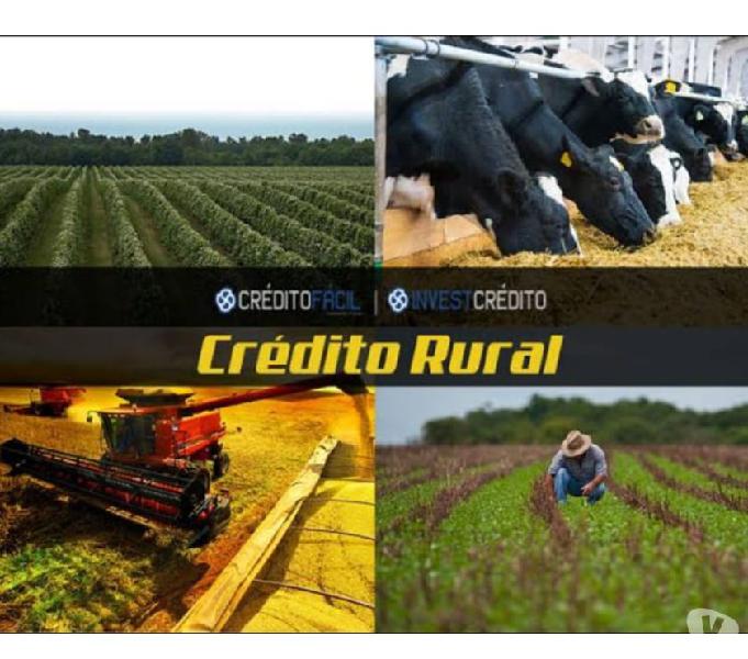 Crédito Rural para compra de sua Chácara ou fazenda