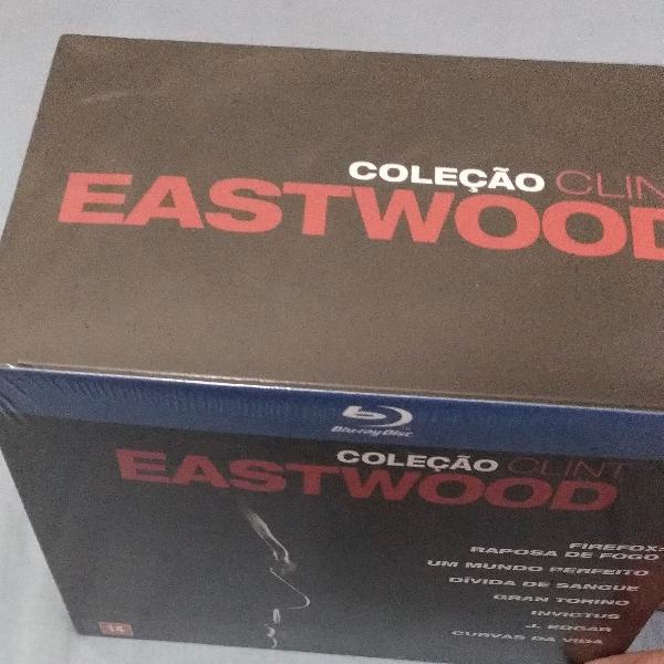 box blu ray lacrado - coleção Clint Eastwood