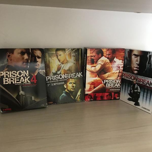 box de prison break com as 4 temporadas