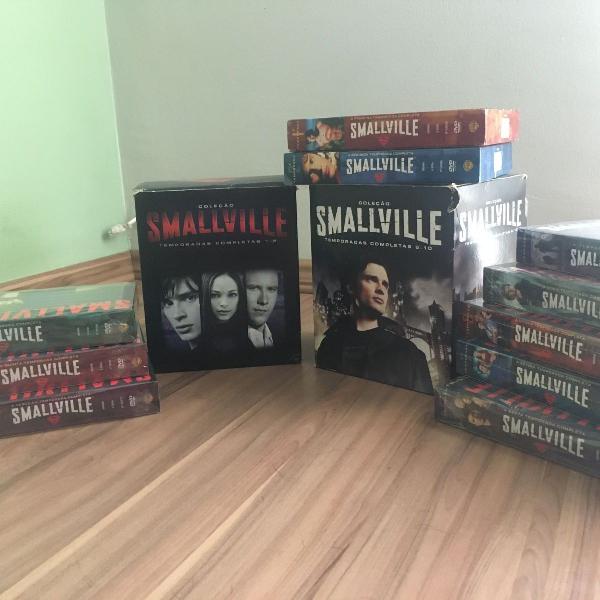 box smallville - todas as 10 temporadas