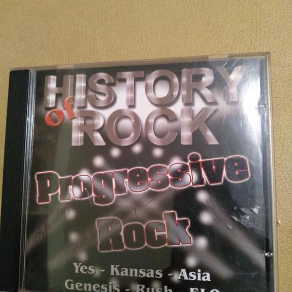 cd - history of rock - progressive rock - yes, kansas, rush,