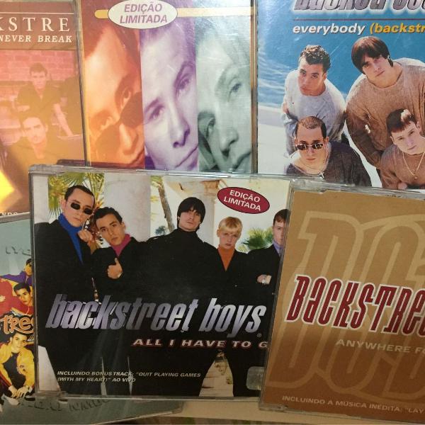 coleção de singles edição limitada backstreet boys