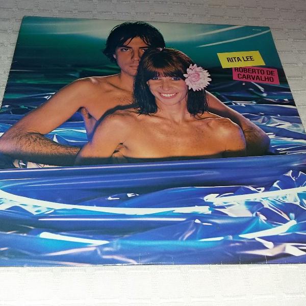 disco de vinil rita lee e roberto de carvalho-com os