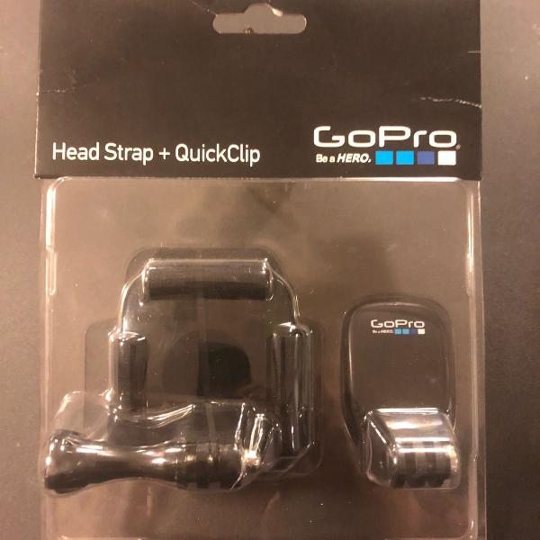 head strap + quickclip gopro