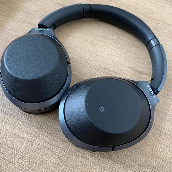 headphones sony wh1000xm2 - noise cancelling bluetooth preto