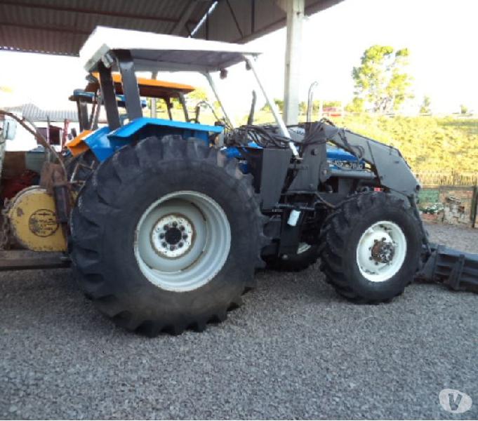 new holland 7630 4x4 com lamina e quincho