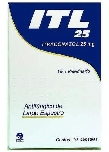 Itl 25 Itraconazol 25mg 10 Cápsulas Cepav Super Promoção