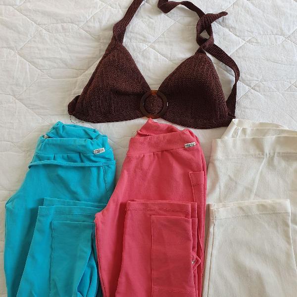 Lote 4 de roupa de academia