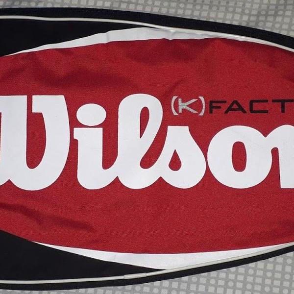 bolsa para raquete academia fitnes wilson