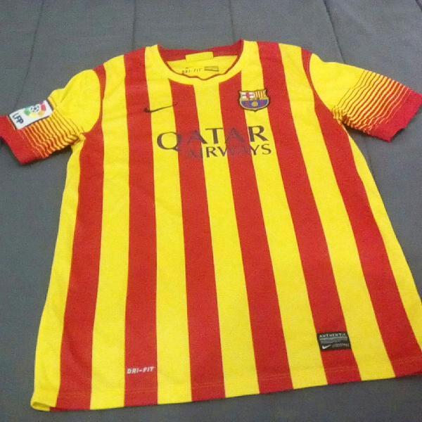 camisa Barcelona juvenil unissex