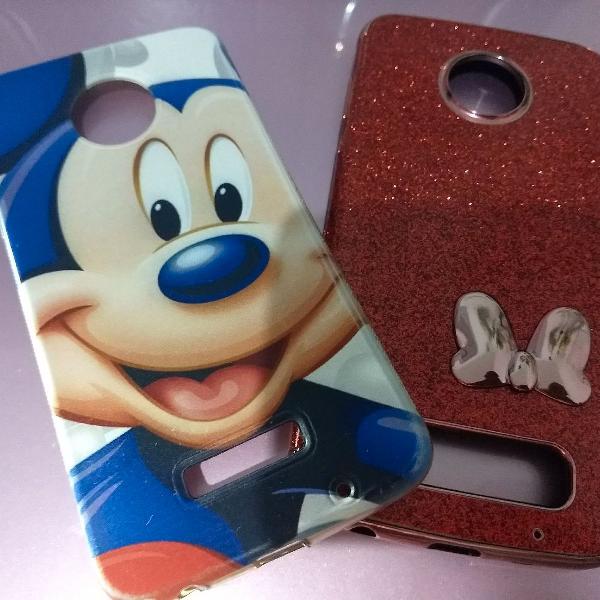 capa ( case ) celular moto z2 play "Mickey"