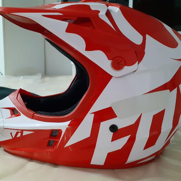 capacete Fox v1 Race motocross enduro trilha corrida Tam 60