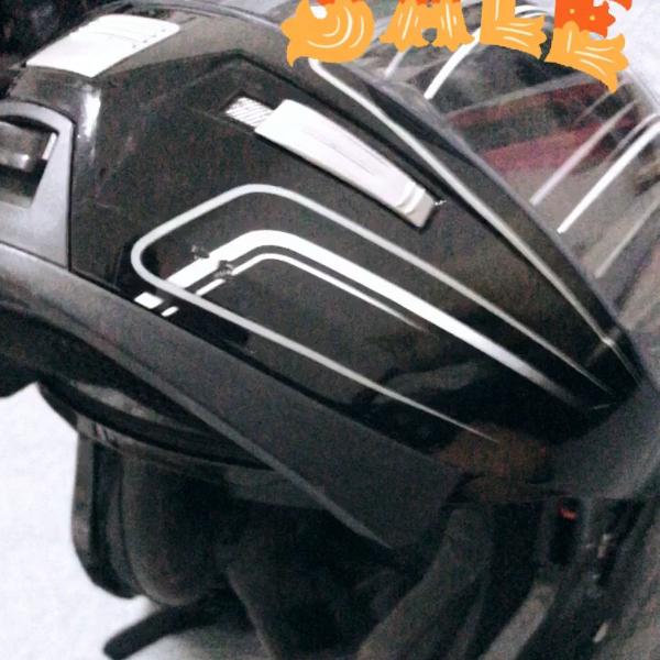 capacete escamoteável taurus preto