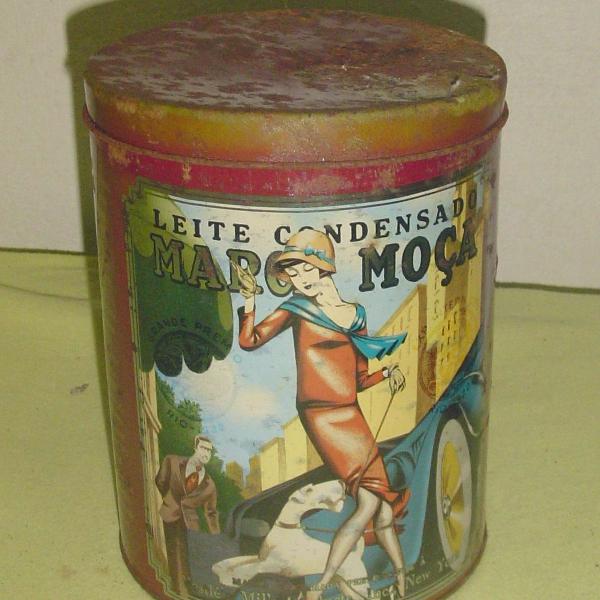 lata antiga leite condensado moça - anos 70