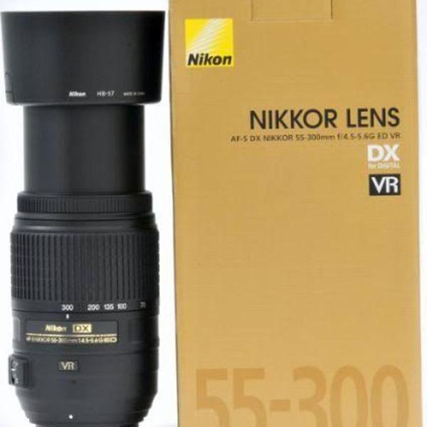nikon dx af-s 55- 300mm 1: 4.5 5.6g ed vr
